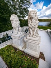 Large pair Stone Lion On