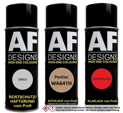 Pontiac WA641H Medium Oak Autolack Klarlack Grundierung Spraydose Set