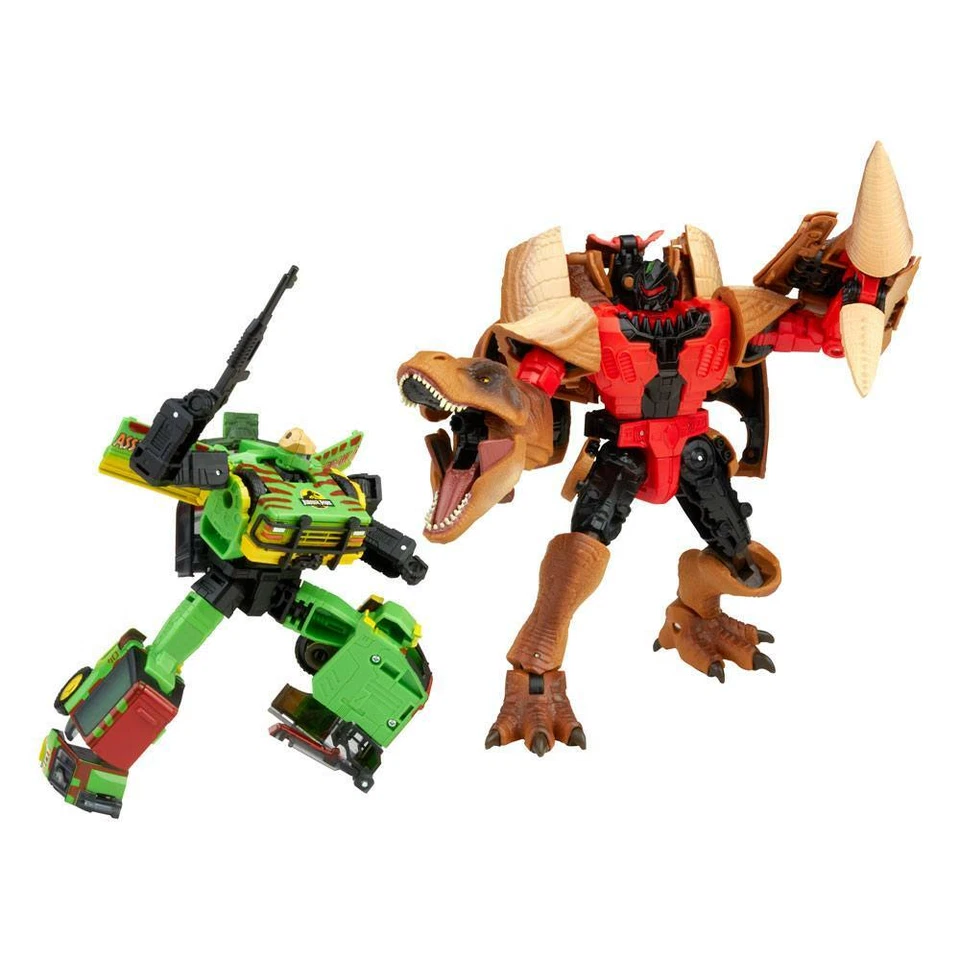 Jurassic Park x Transformers Tyrannocon Rex Autobot JP93 2-Pack Figur Hasbro - Bild 2 von 4