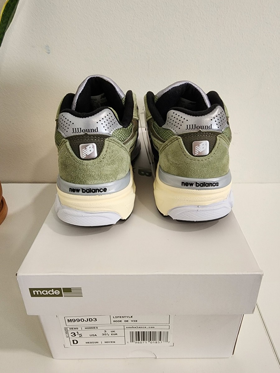JJJJound x New Balance 990v3 Olive M990JD3 Size 3.5 Men's