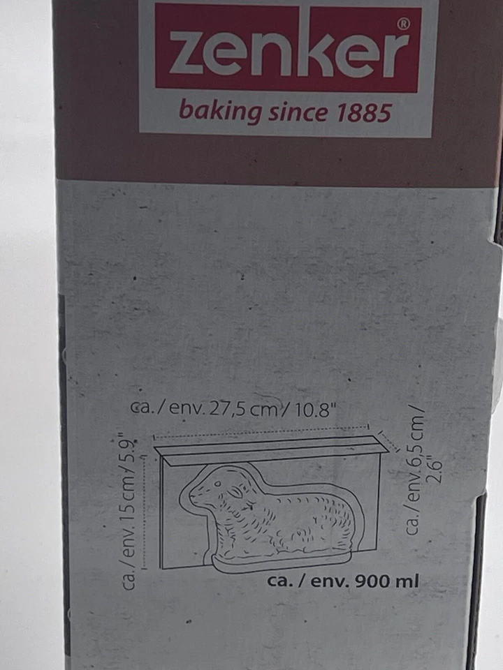Oster Backform Lammform Teflon 0,9 L Zenker Lamm back form Kuchenform Ostern NEU - Bild 2 von 2
