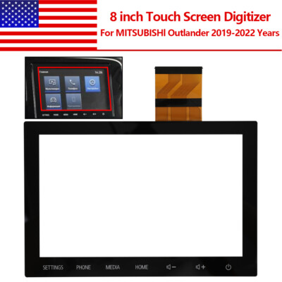 8'' For Mitsubishi Outlander Touch Screen Digitizer 8740A098 8740A103 Radio 19-22