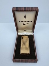Accendino Savinelli placcato oro 24k vintage anni ’70 modello in Corona Lighter