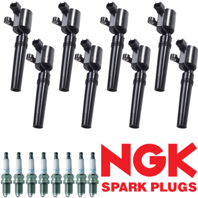 BDFHYK Ignition Coil Pack UF351 ‎and Iridium Spark Plugs