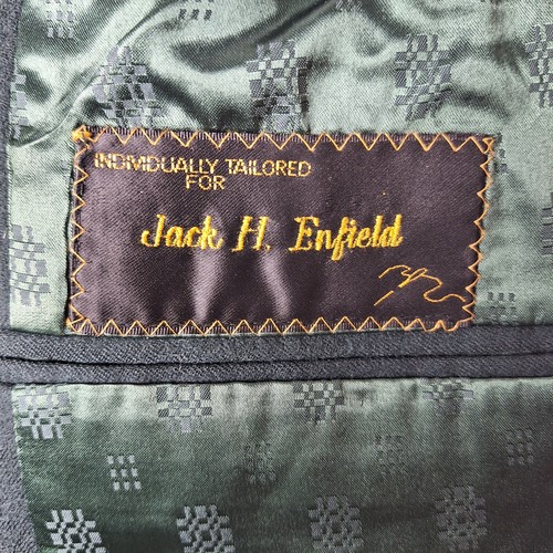 Bespoke Sport Coat Mens 46XL 3 Gold Button Soft Tweed Green - Picture 7 of 11