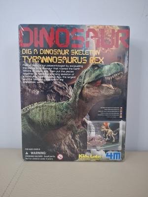 Tyrannosaurus Rex, Dig a Dinosaur Skeleton, 4M - Kidz Labs, Alter 8+ Neu Versiegelt.