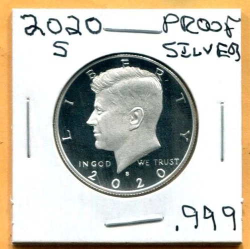 Gem 2020-S Proof Ultra-Cameo Silver (.999) Kennedy Half Dollar - Free Shipping