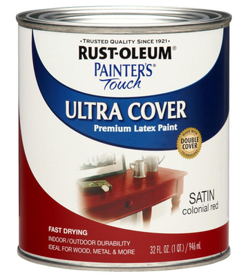Rust-Oleum Painter's Touch Brush-On Paint 1 Quart 32 fl oz Choose Color Finish