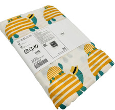 IKEA RÖRANDE Crib Duvet Cover & Pillowcase – Turtle Print – Yellow Baby Bedding