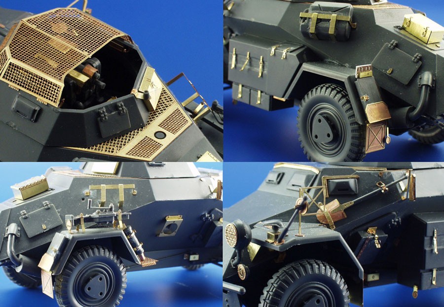 EDUARD 35548 1/35 Photo-Etched DETAIL SET for TAMIYA Sd.Kfz.222 ARMOURED CAR