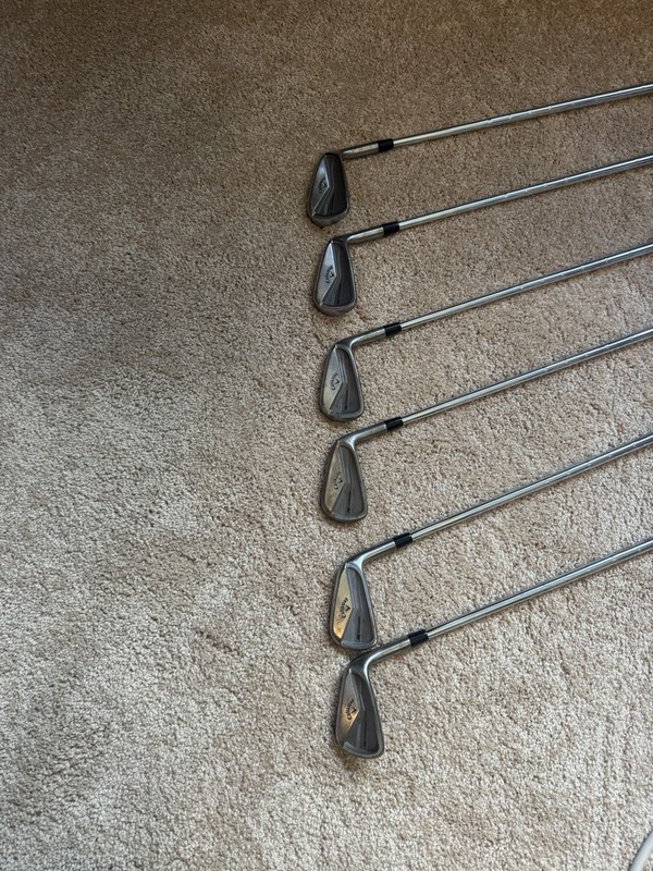 RARE RAW UNPLATED Callaway X Forged Iron Set 5-PW Japan Model 2024 Modus 105X