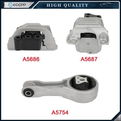 Engine Motor Mount for 2011-2018 Journey L4 2.4L Automatic Transmission 3PCS