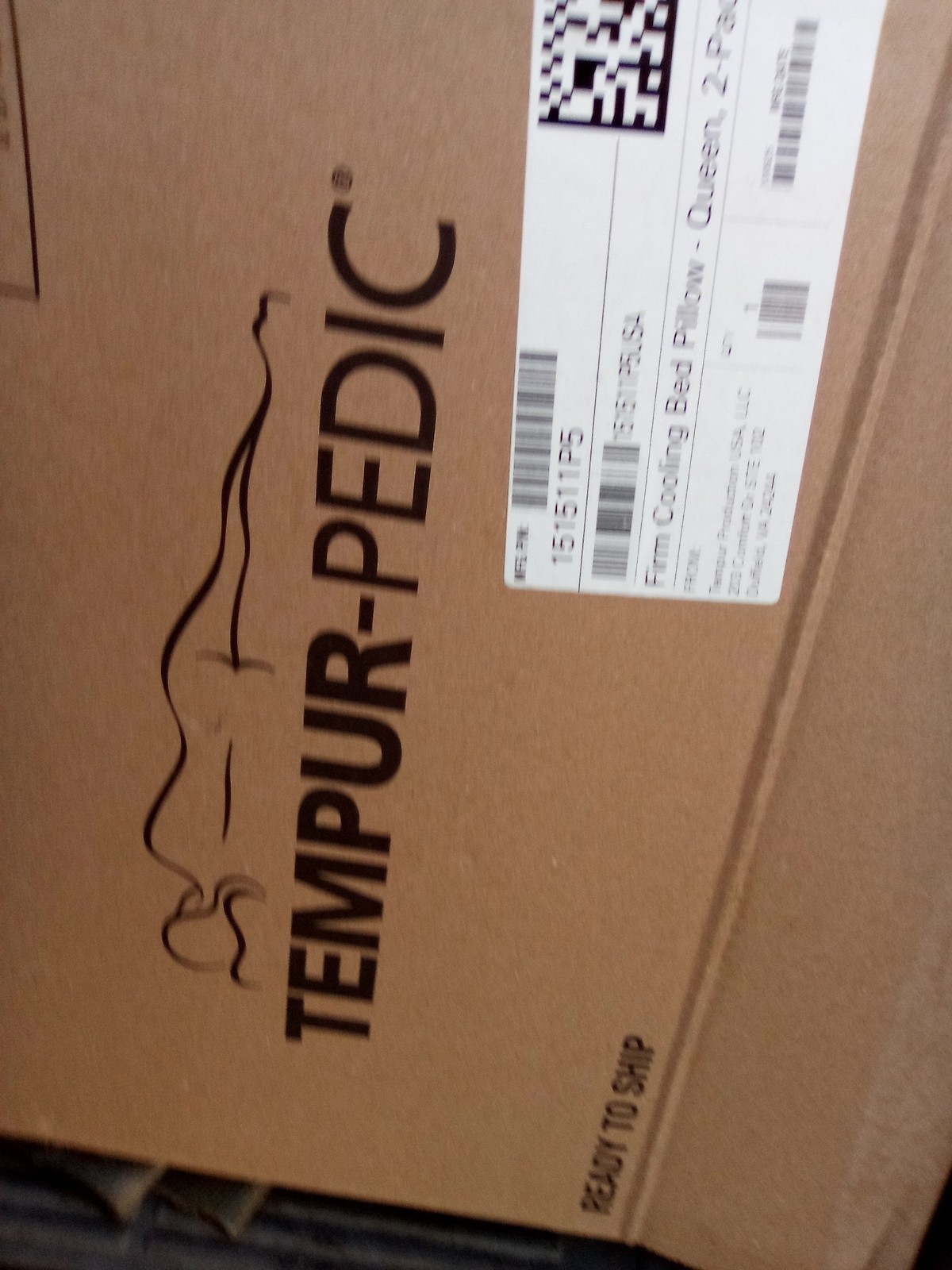 Tempur-Pedic FIRM Cooling Bed Pillow Queen Pack of 2 New