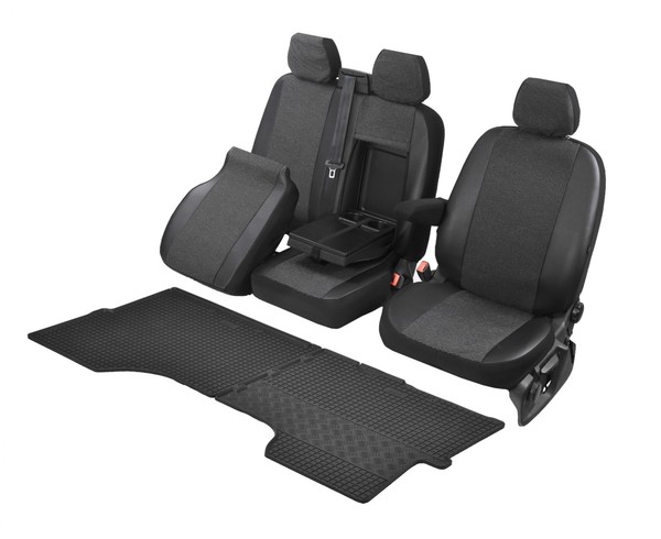 Passgenaue SitzbezüGe Viva Und GummifußMatten Passend FüR Iveco Daily Ab 2014-image