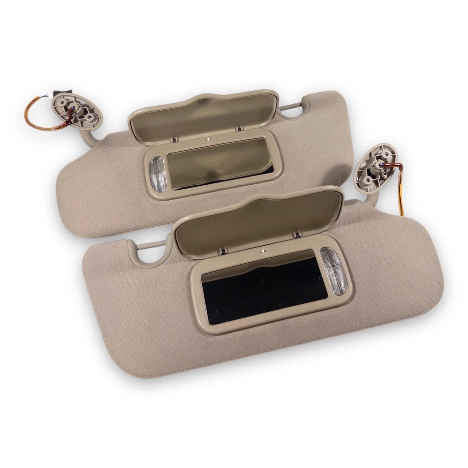 Juego de pares de parasoles iluminados para conductor y pasajero Jeep Liberty 2002-2003 Foto 4 de 4