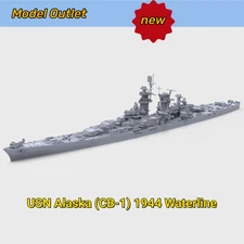 MRY-SFW 1/1250 Military Model Kit USN Alaska (CB-1) 1944 Waterline