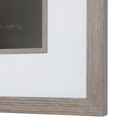 Uttermost 33711 Dandelion Seedhead 54" Square Black and White - White - Picture 4 of 8