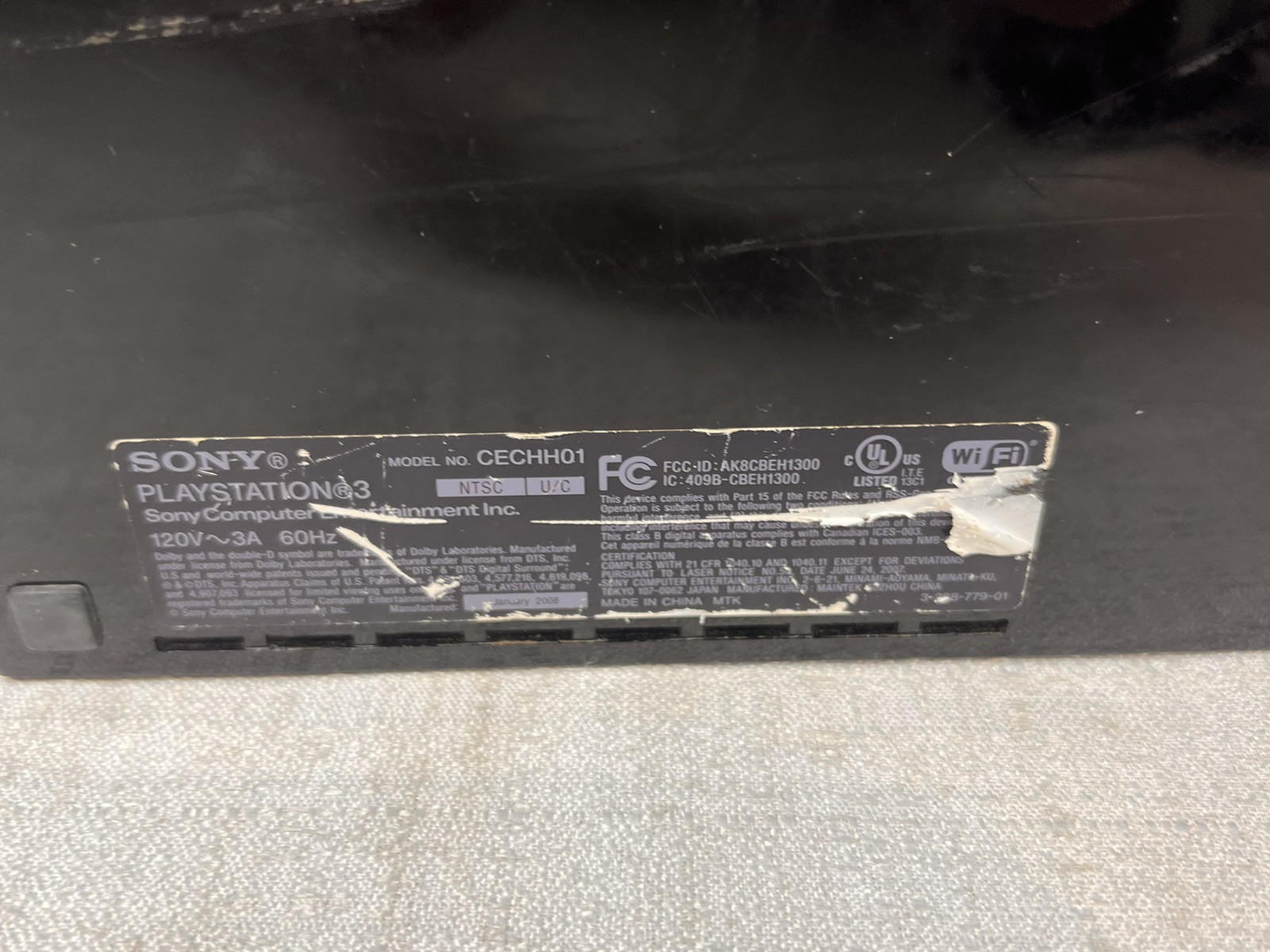 3 Sony PlayStation 3 Consoles For Parts Or Repair CECHH01 CECHL01 CECH-2001A