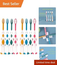 Ultra-Soft 8-Pack Kids Toothbrushes in Deer Design - Perfect for Little Smiles