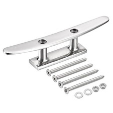 Boat Cleat Open Base 8" 316 Stainless Steel Dock Cleat for Kayak Boat