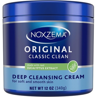 Noxzema Classic Clean Cream, Original Deep 12 Fl Oz (Pack of 1), Ivory 