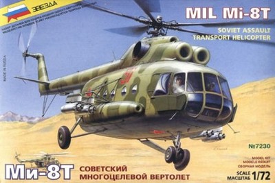 1:72 Zvezda Mil Mi-8t Soviet Helicopter Kit Z7230 MMC | eBay