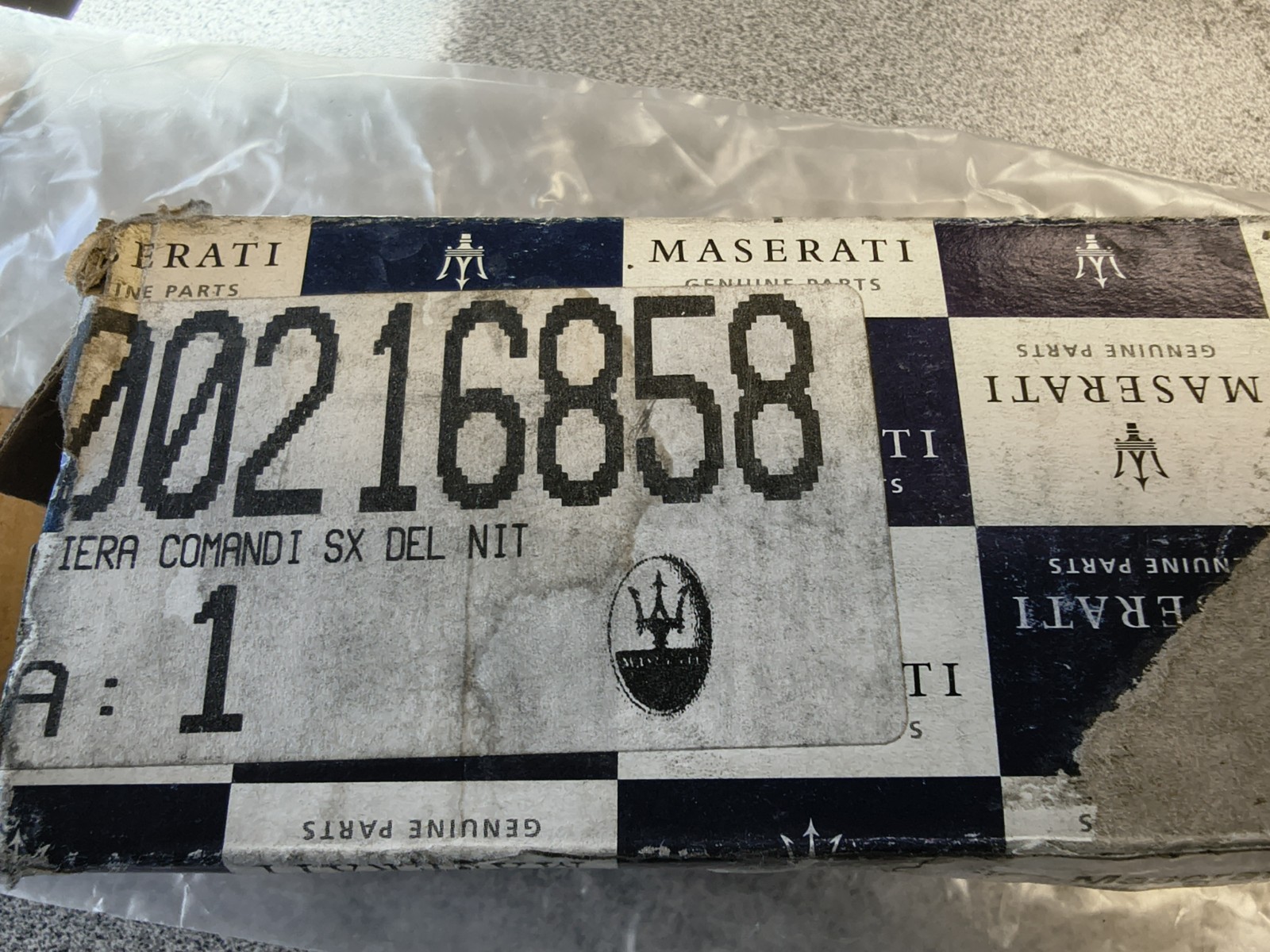 Genuine Maserati Left Control Button Panel 216858