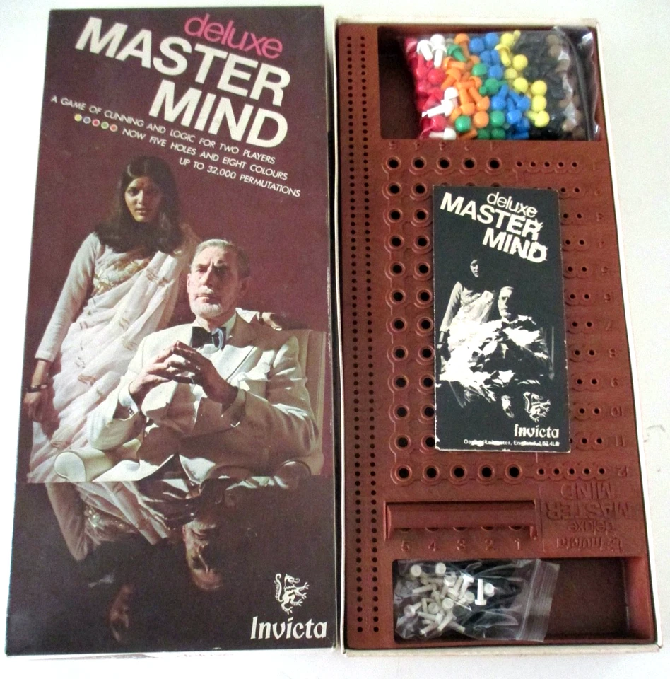 VINTAGE - DELUXE MASTERMIND - INVICTA GAMES - COMPLETE - Image 2 of 3