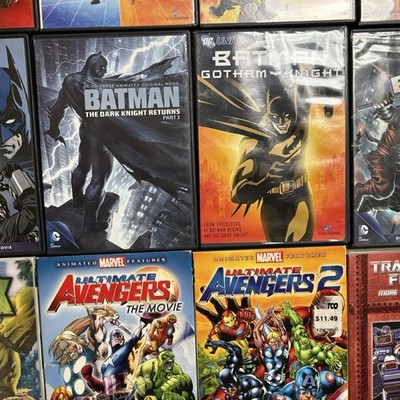 Lot of 28 DC & Marvel Animated Shows Movies Ben 10 Superheroes X