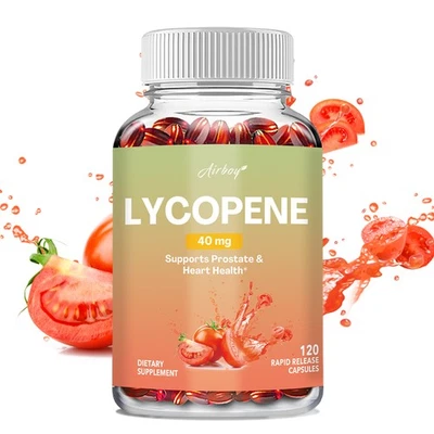 Lycopin-Kapseln – Prostata-Unterstützung PURE Tomatenextrakt-Komplex Antioxidans - Bild 1 von 4