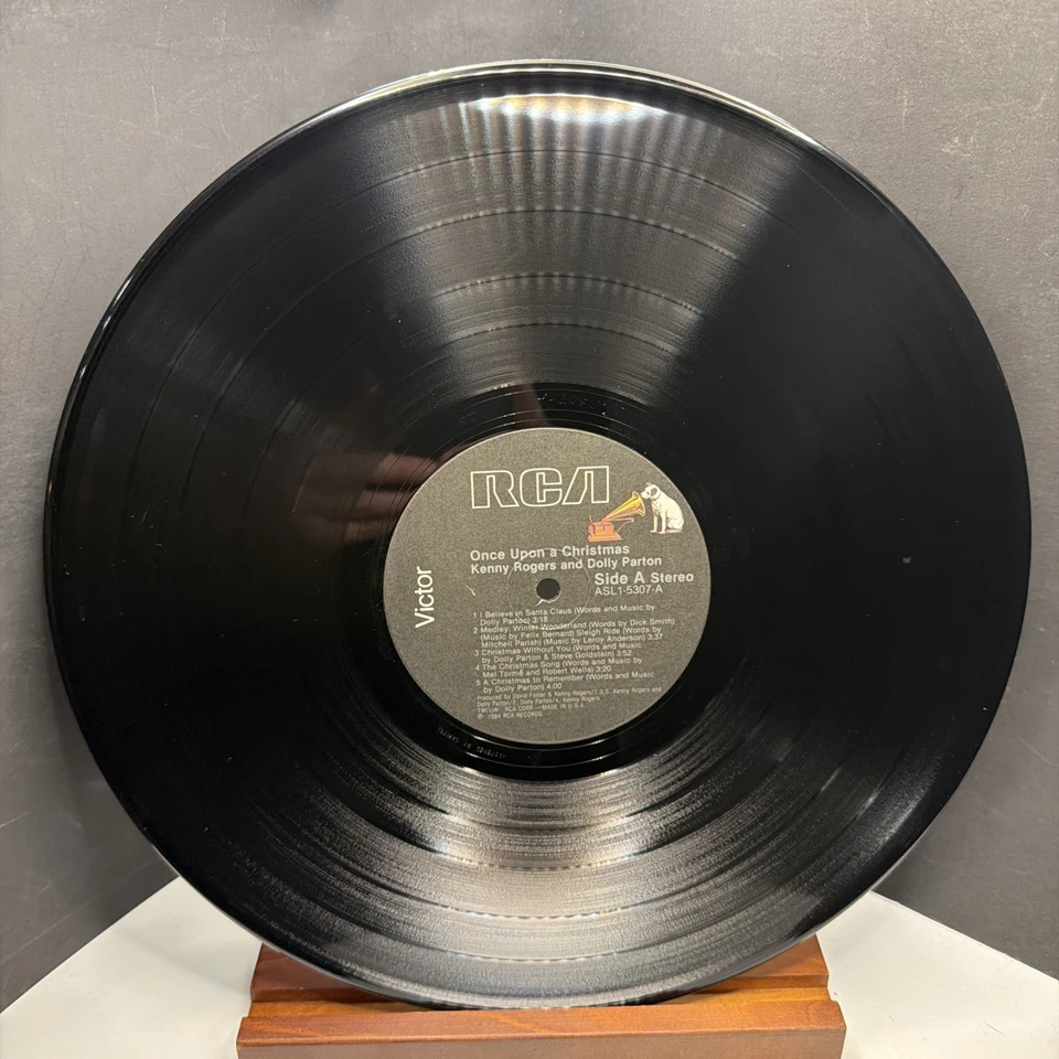 Kenny & Dolly – Once Upon A Christmas - RCA ASL1-5307 - VG+ Foto 3 de 4