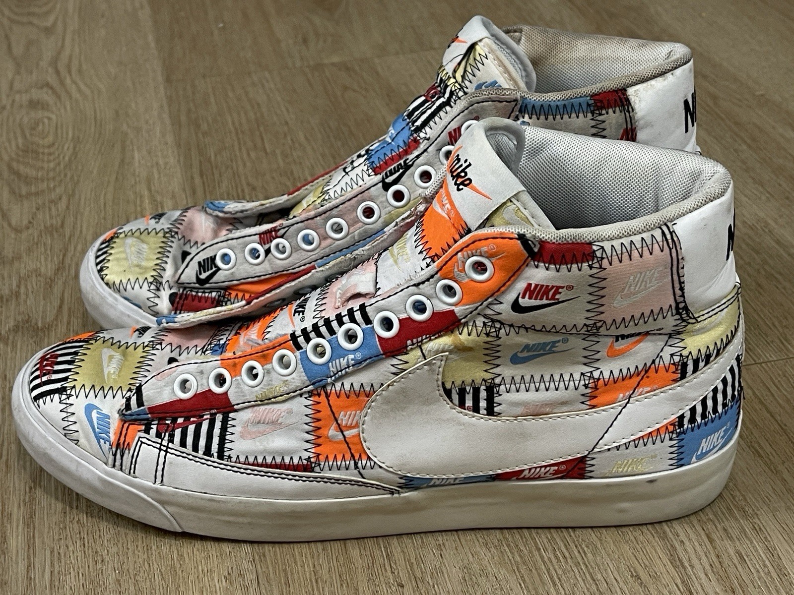 Size 10 - Nike Blazer Mid Patchwork - image 2
