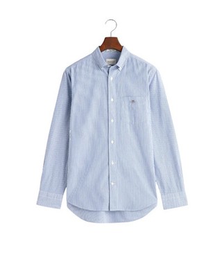 GANT 3000140-436 Reg Classic Poplin Banker Shirt COLLEGE BLUE Herrenhemd