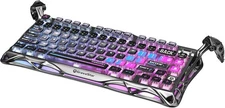 Mercury K1 Pro Wireless Mechanical Gaming Keyboard, 75% Layout RGB Custom Key...