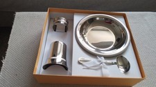 Coffret naissance/baptême jean couzon inox