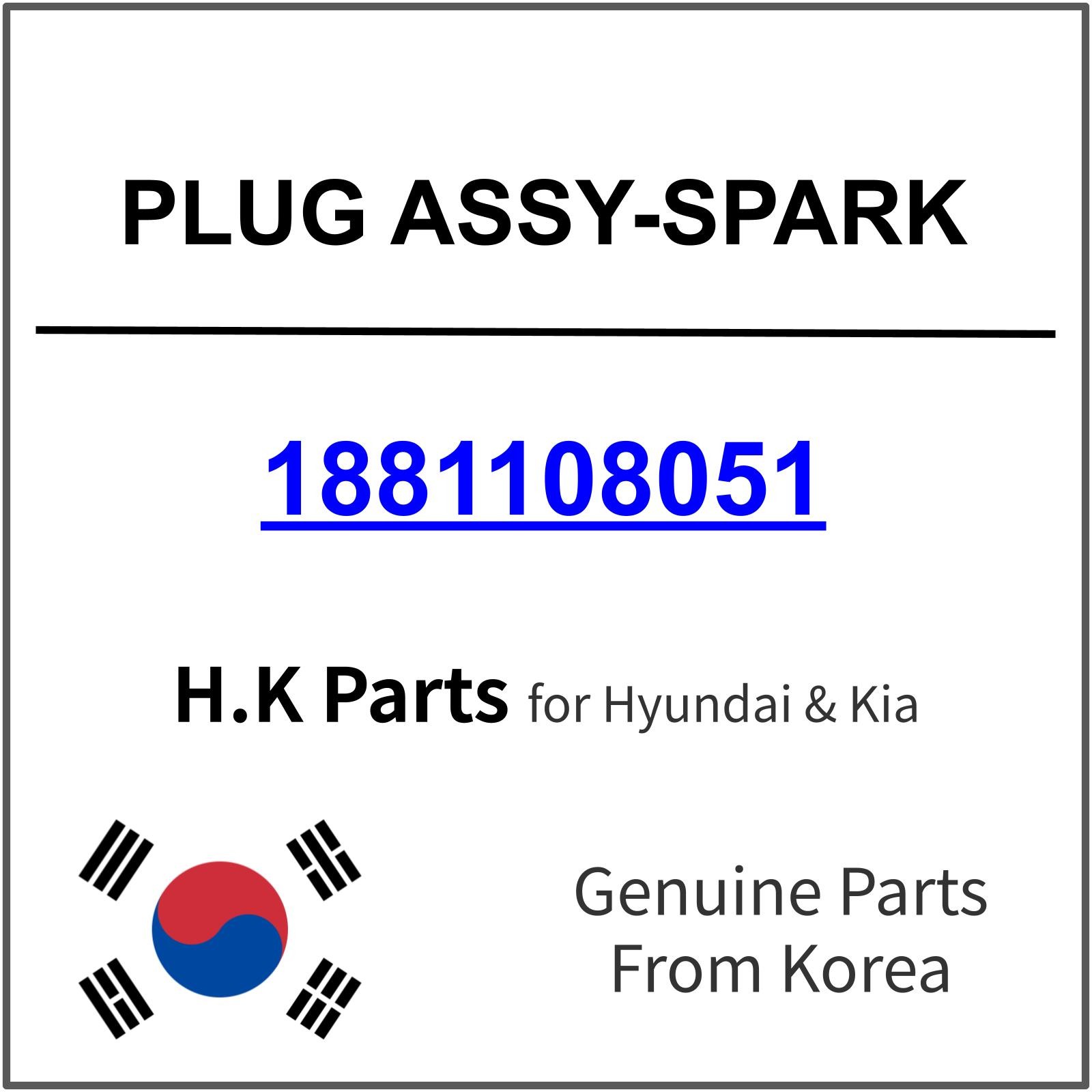 Genuine Hyundai Spark Plug 18811-08051 for Starex