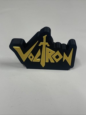 VOLTRON 3D printed Logo Thick Free Standing Shelf Display