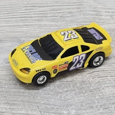 Cyclone King Yellow #23 Stock Car Electric Slot Car Toy Racing Vehicle Tested