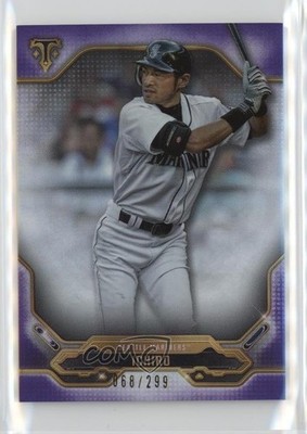 2020 Topps Triple Threads Amethyst 68/299 Ichiro Suzuki Ichiro #81 HOF 2wh