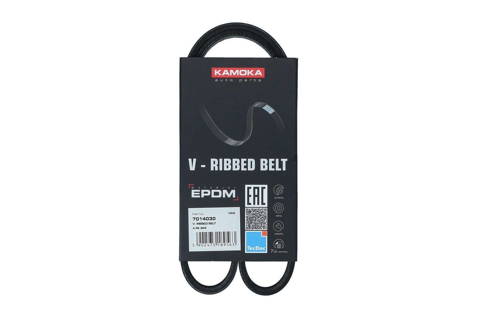 Fits KAMOKA 7014030 MULTI-GROOVE BELT 4 PK 845