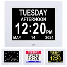Jaihonda Dementia Clocks For Seniors-alzheimers Clock With Date And Da