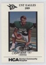 1989 McDag North Texas Eagles Clay Bode #1 0q3