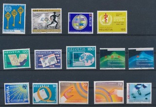 LT17394 Switzerland selection of nice stamps fine lot MNH