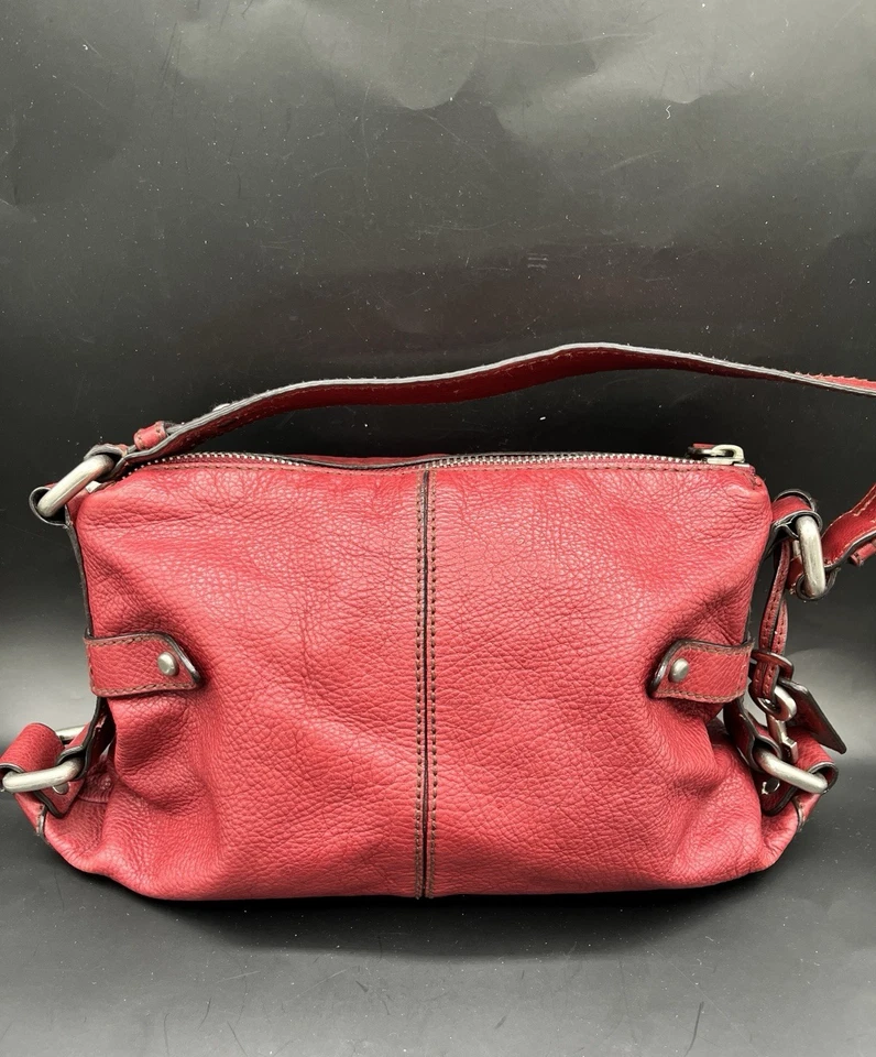 Bolso de Hombro Cartera Fossil Maddox Para Mujer Rojo en Hermoso Estado Foto 2 de 4