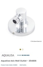 Aqualisa 254806 Adjustable Shower Head Wall Outlet Assembly