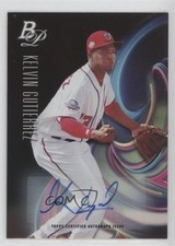 2018 Bowman Platinum Top Prospects Auto Kelvin Gutierrez #TOP-35 Auto 05ks