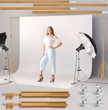 6.5x10ft Adjustable Photography Backdrop Background Support Stand Set Heavy Duty
