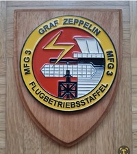 Marinefliegergeschwader 3 Graf Zeppelin  Flugbetriebsstaffel  Wappen Holz  Top