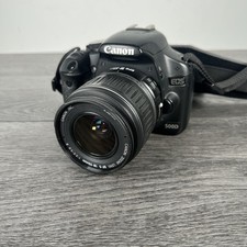 Canon EOS 500D DSLR Camera EF-S 18-55mm II Zoom Lens Err05 Flash Fault READ