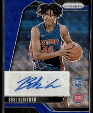 2024-25 Panini Prizm #RSI-BKP Bobi Klintman Rookie Signatures Blue Wave Auto
